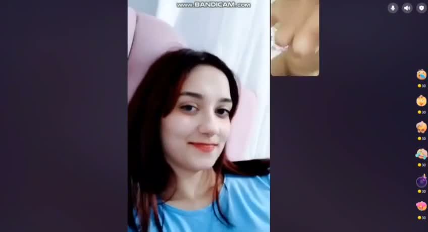 Livu yayınında kaydedilmiş görüntülü sex videosu